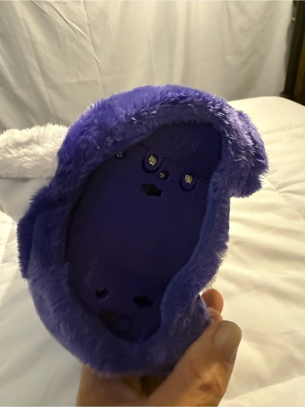 Plush Purple & White Panda Plush Toy - Cute Stuffed Animal